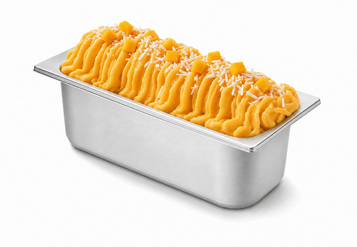 Mango Coconut Sorbet — 5L Pan Liner