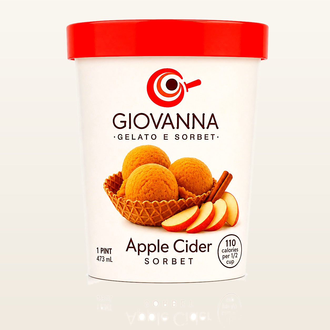 Giovanna Apple Cider Sorbet 1 pint container
