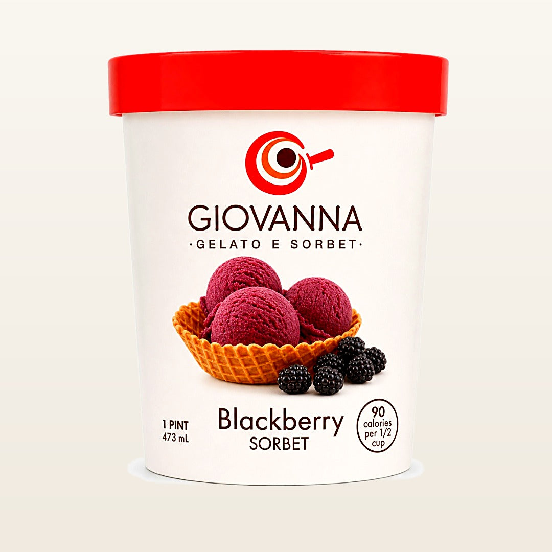 Giovanna Blackberry Sorbet 1 pint container