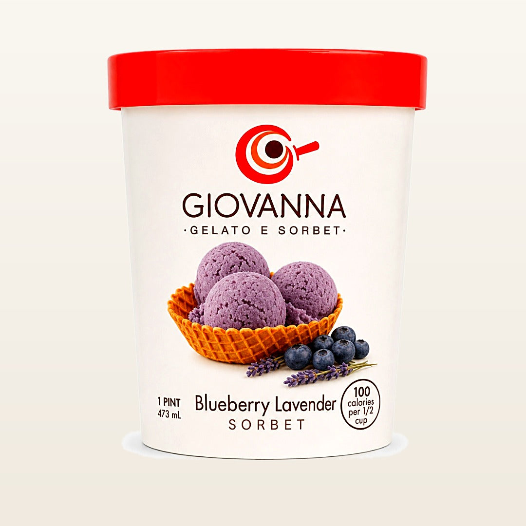 Giovanna Blueberry with Lavender Sorbet 1 pint container