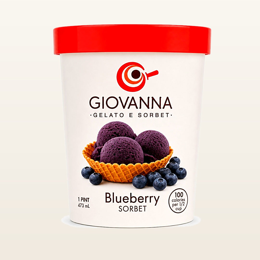 Giovanna Blueberry Sorbet 1 pint container