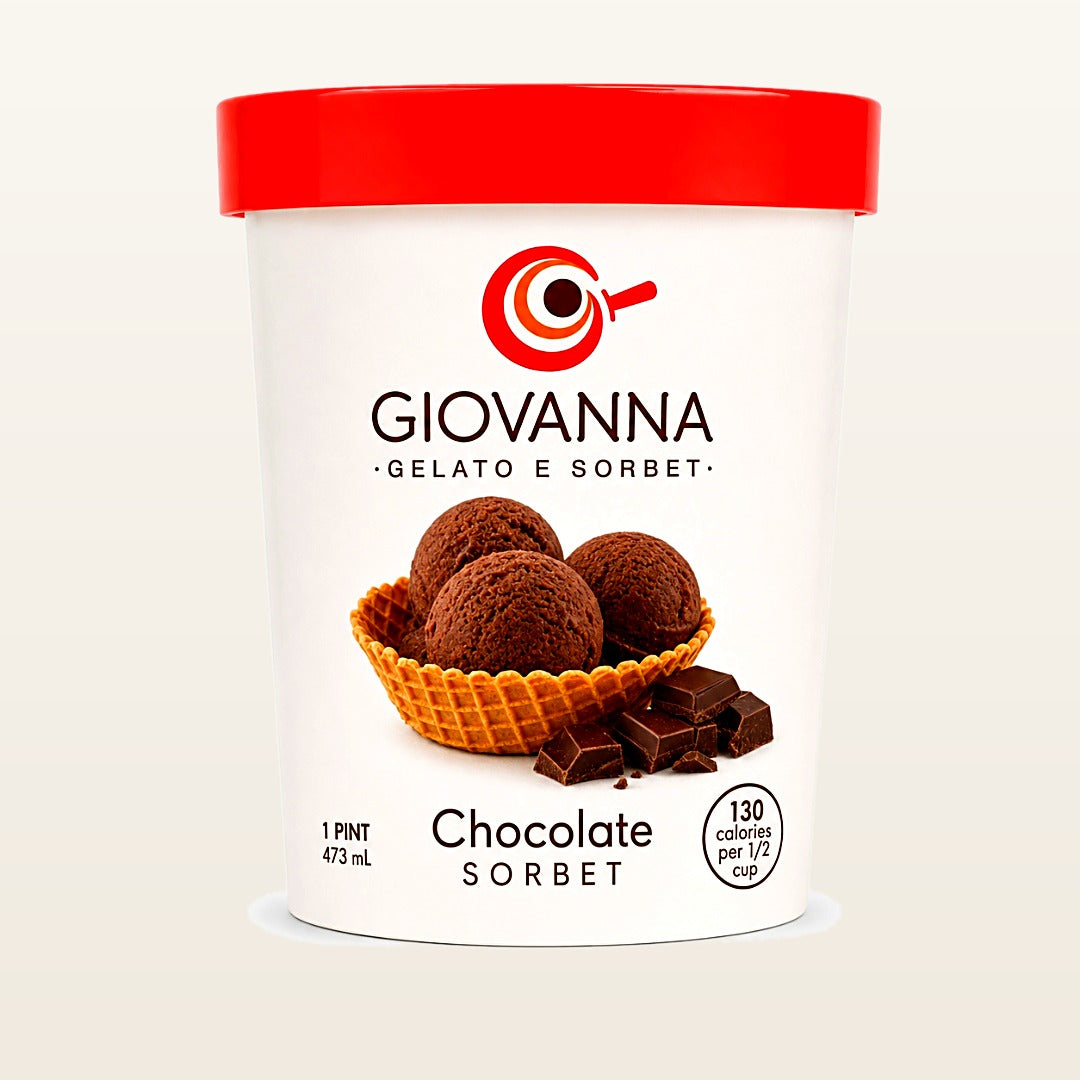 Giovanna Chocolate Sorbet 1 pint container