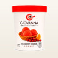 Giovanna Cranberry Orange Sorbet 1 pint container