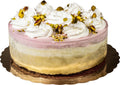 Giovanna 8-inch Spumoni gelato cake with pistachio, cream and strawberry layers