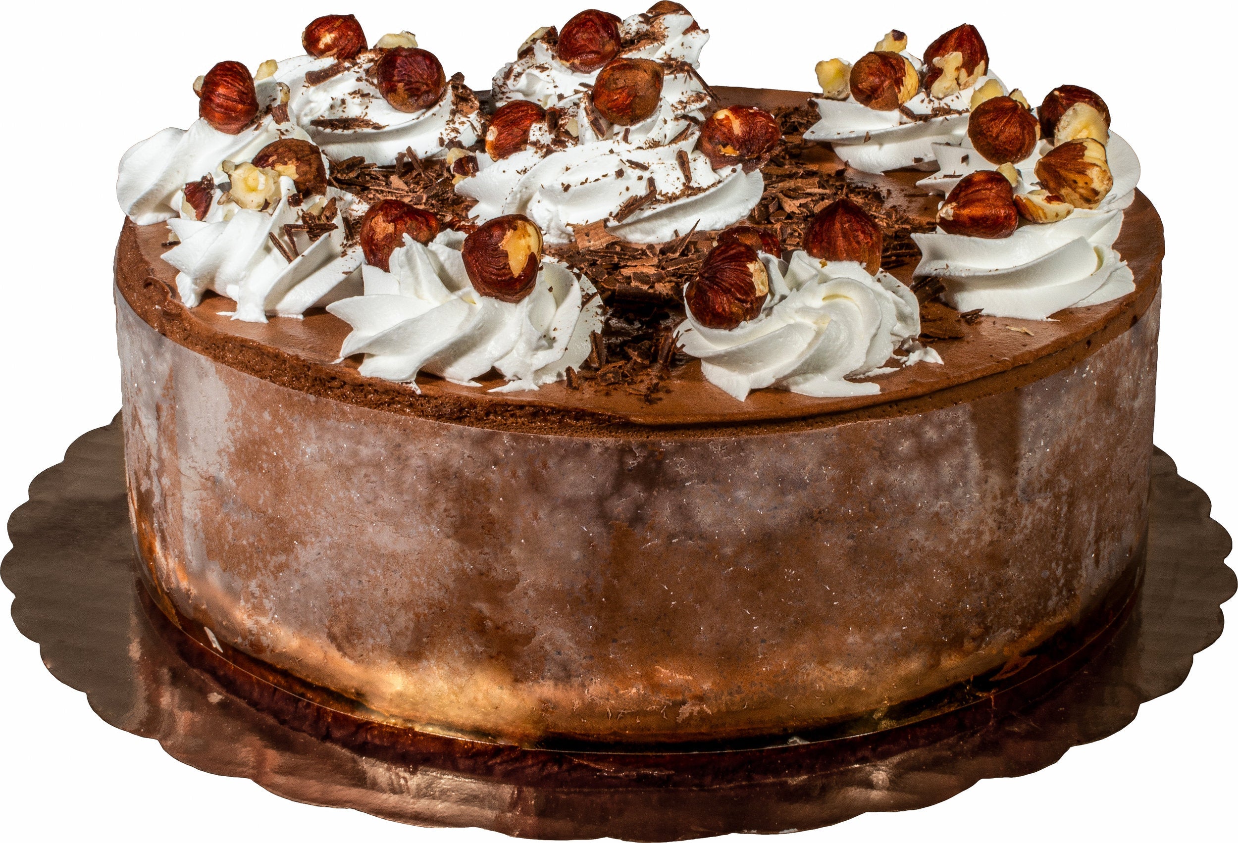 Giovanna 8-inch Gianduia (Hazelnut and Chocolate) gelato cake