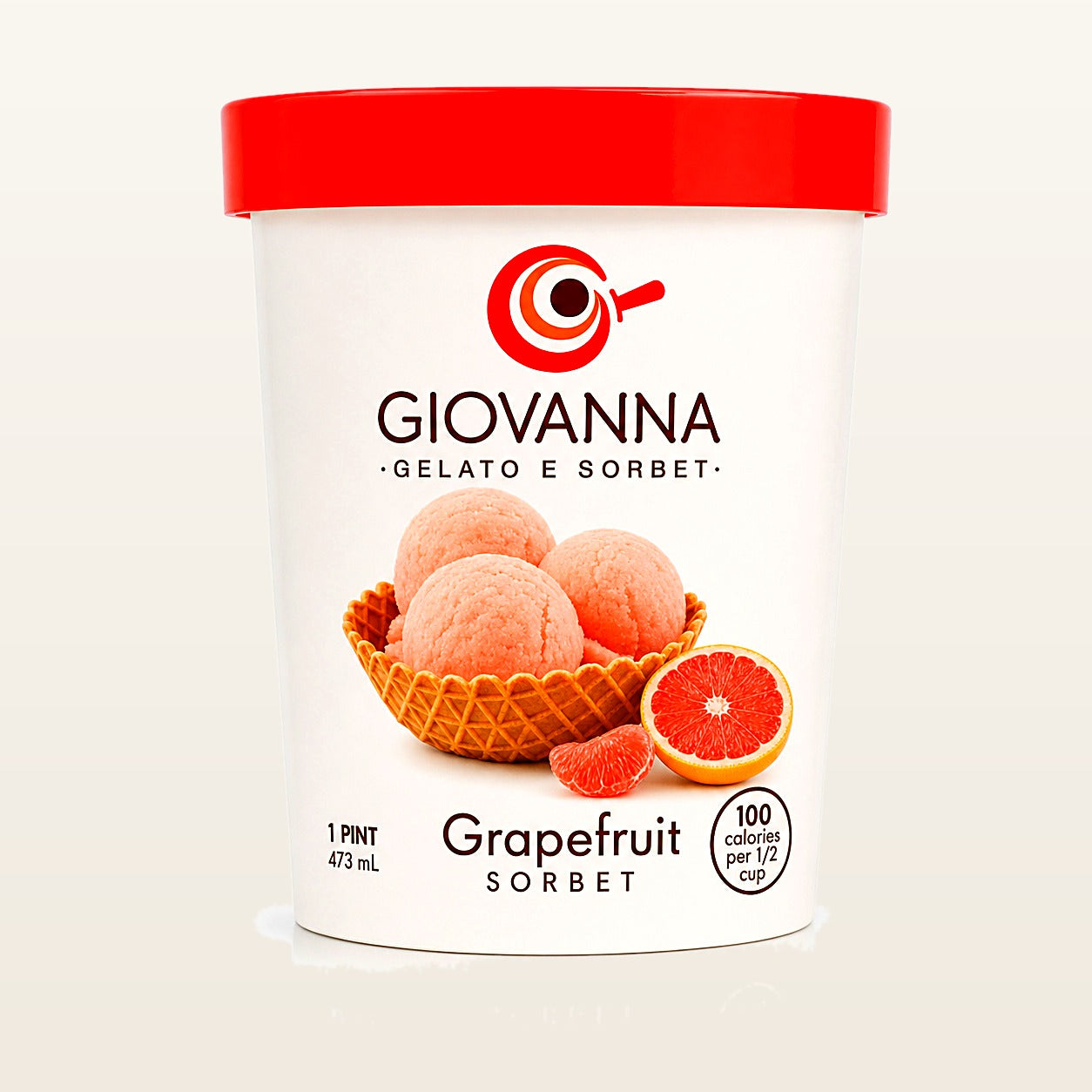 Giovanna Grapefruit Sorbet 1 pint container