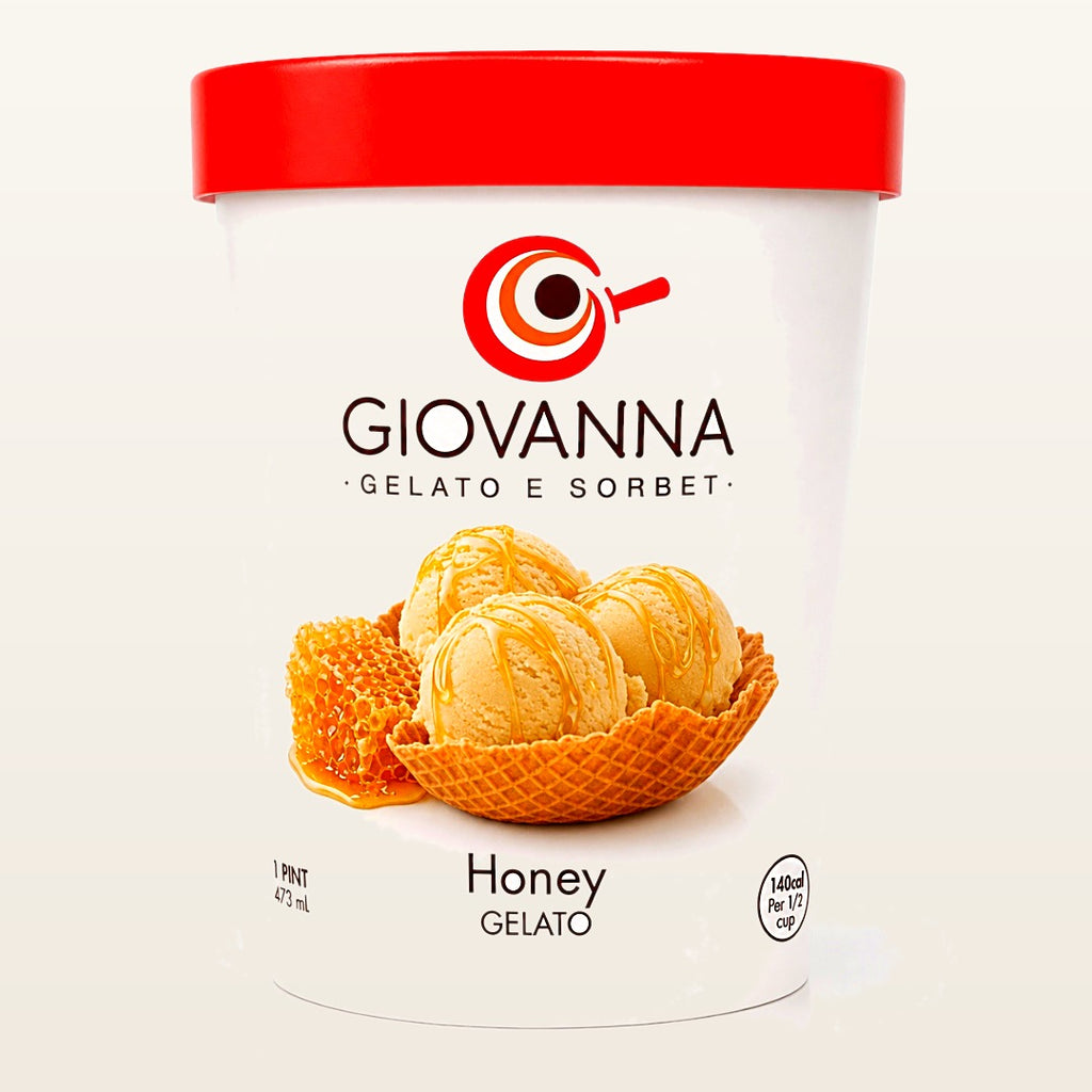 Giovanna Honey Gelato 1 pint container