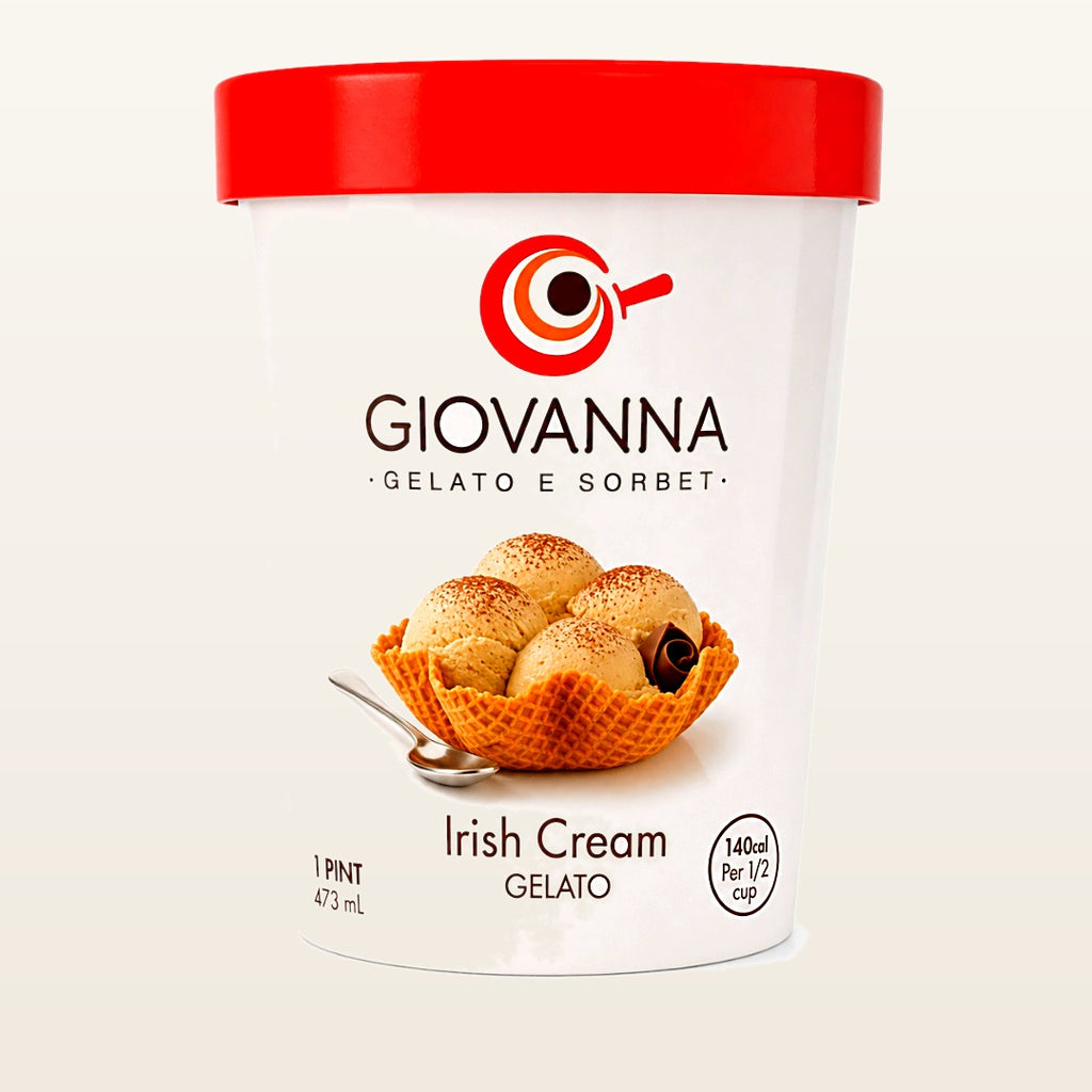 Giovanna Irish Cream Gelato 1 pint container