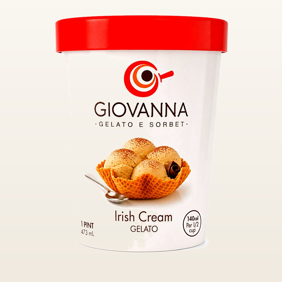 Giovanna Irish Cream Gelato 1 pint container