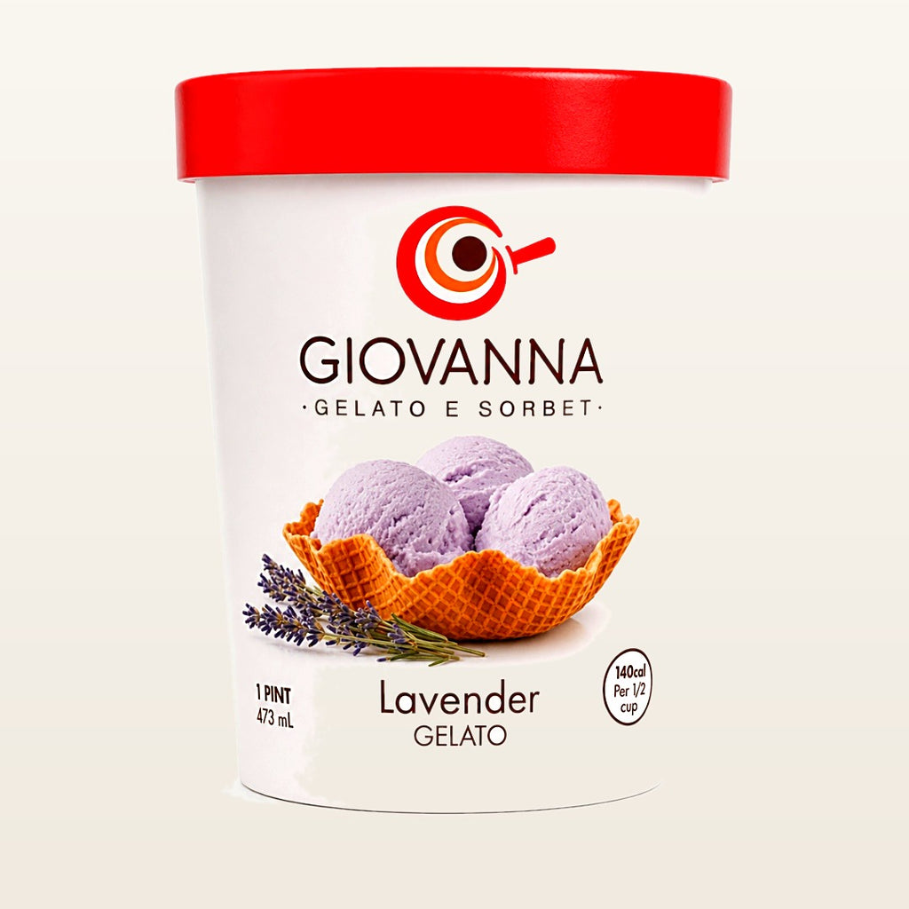 Giovanna Lavender Gelato 1 pint container