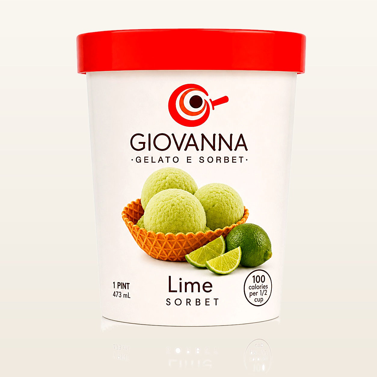Giovanna Lime Sorbet 1 pint container