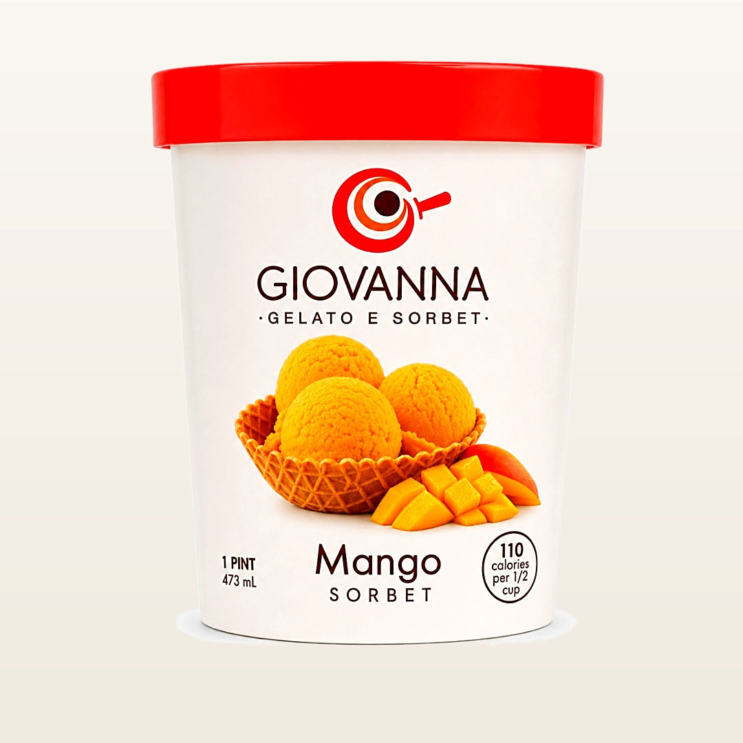 Giovanna Mango Sorbet 1 pint container
