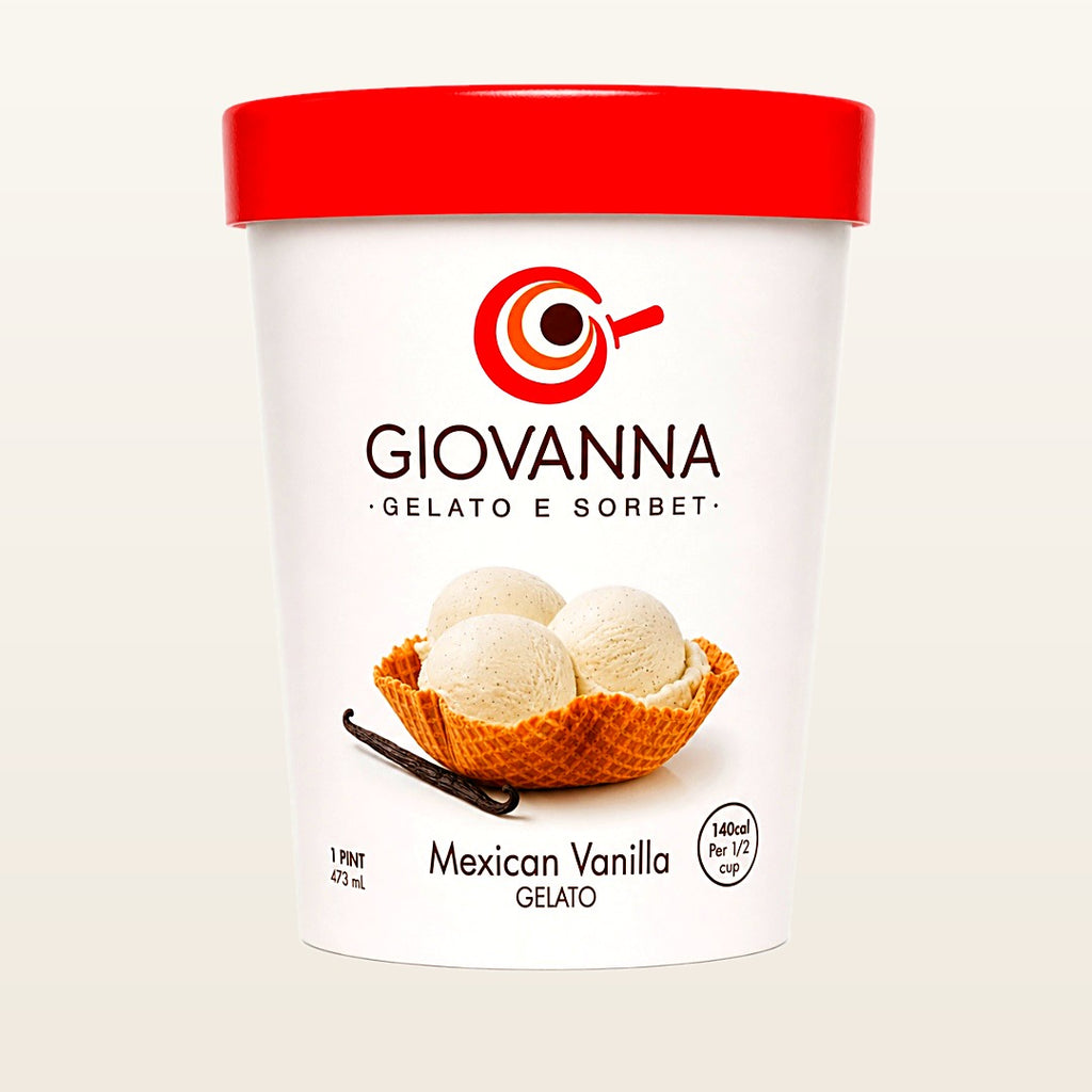 Giovanna Mexican Vanilla Gelato 1 pint container