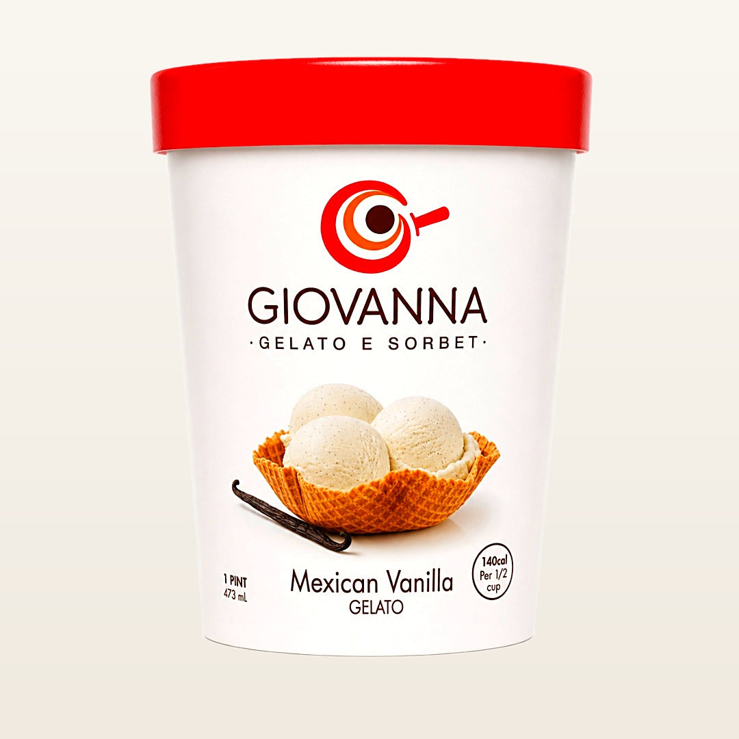 Giovanna Mexican Vanilla Gelato 1 pint container
