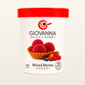 Giovanna Mixed Berries Sorbet 1 pint container