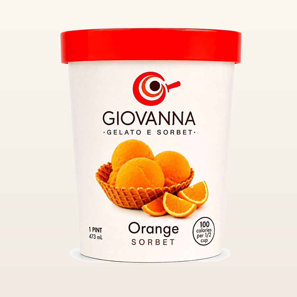 Giovanna Orange Sorbet 1 pint container
