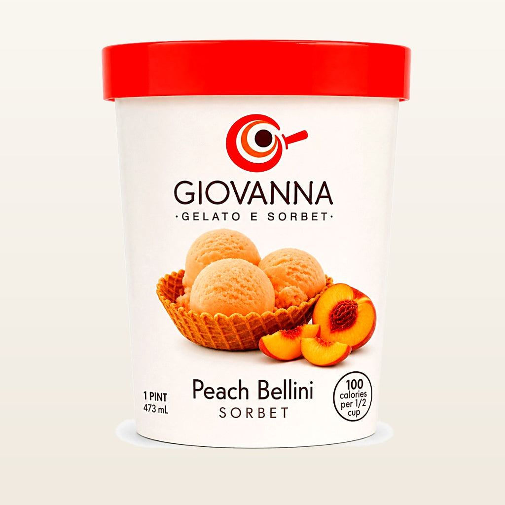 Giovanna Peach Bellini Sorbet 1 pint container
