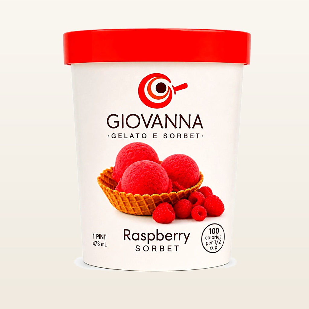 Giovanna Raspberry Sorbet 1 pint container