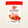 Giovanna Strawberry Gelato 1 pint container
