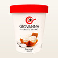 Giovanna Coconut Gelato 1 pint container