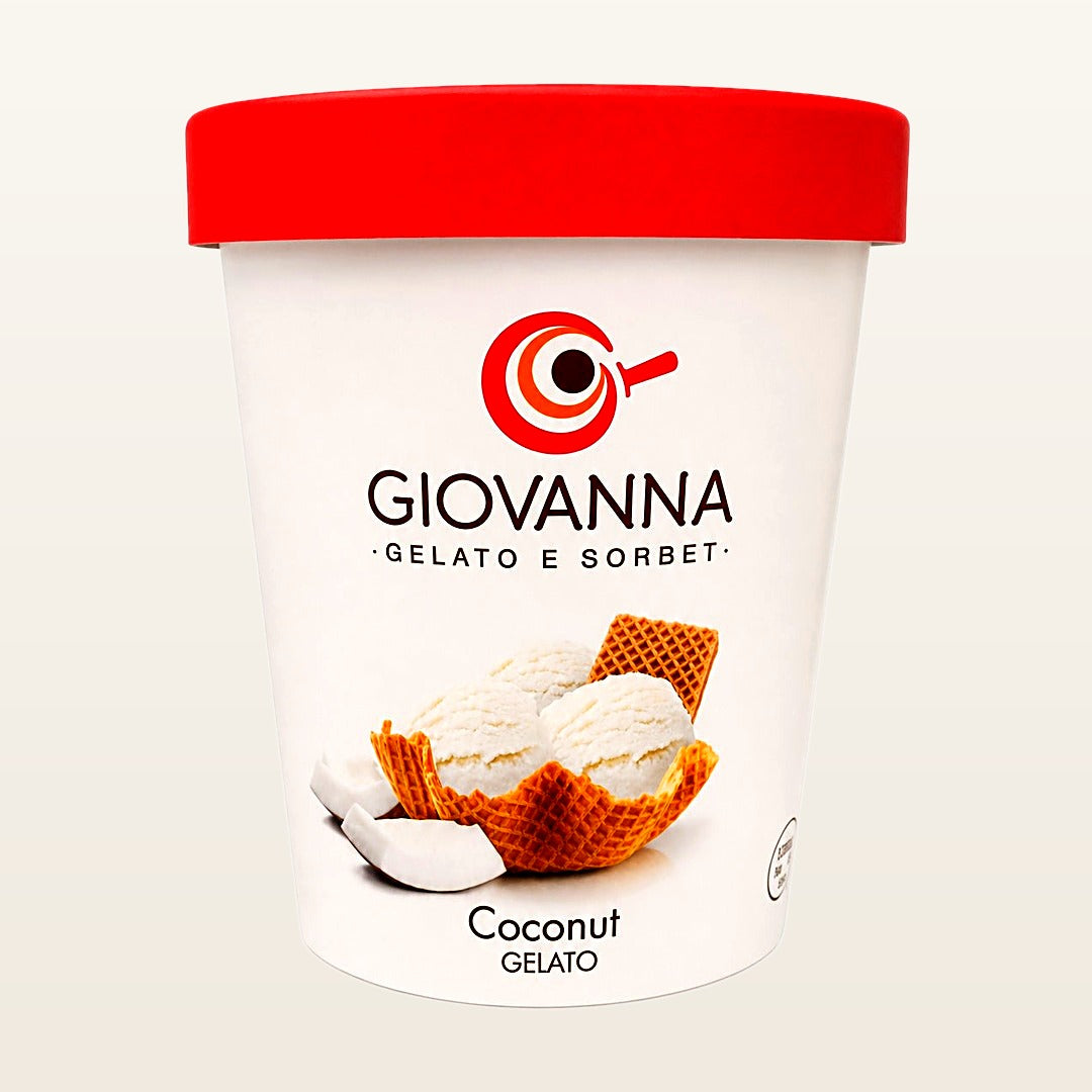 Giovanna Coconut Gelato 1 pint container