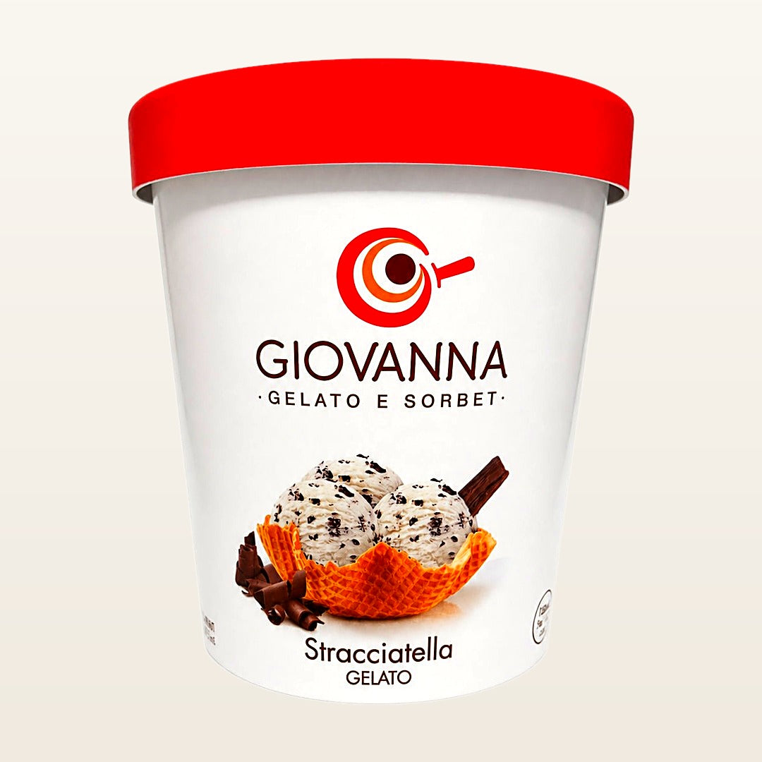 Giovanna Stracciatella Gelato 1 pint container