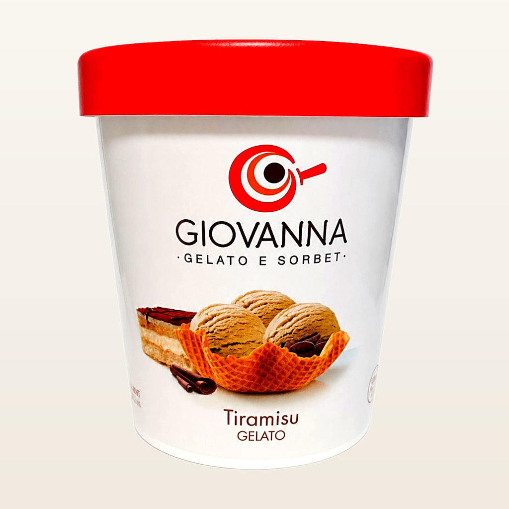 Giovanna Tiramisu Gelato 1 pint container