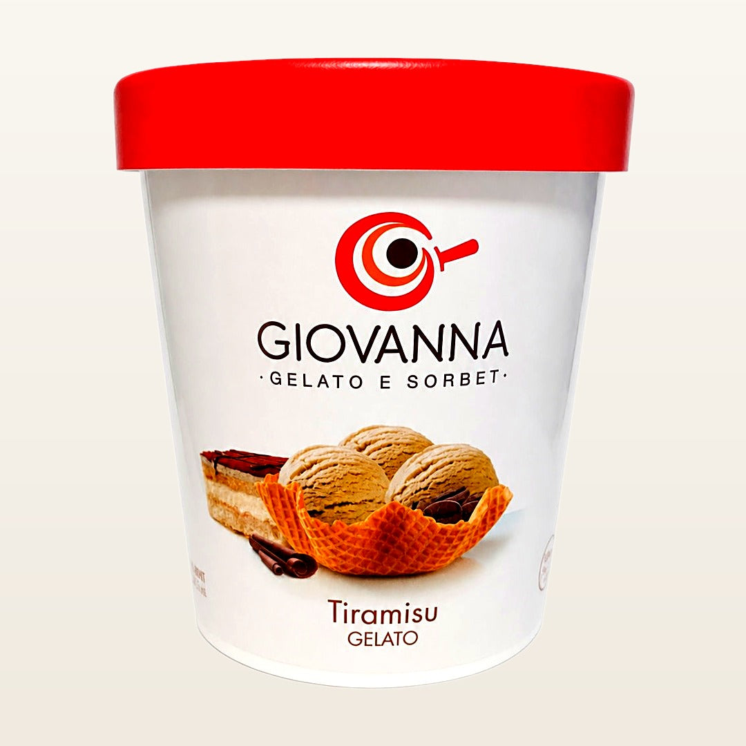 Giovanna Tiramisu Gelato 1 pint container