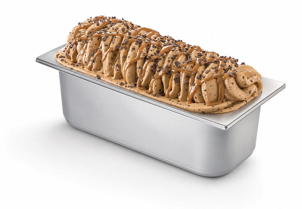 Dulce De Leche Stracciatella Gelato pan liner - 5 liters