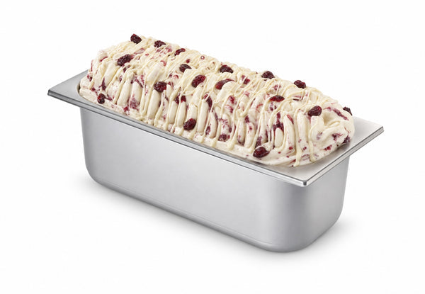 White Chocolate Cranberry Gelato pan liner - 5 liters